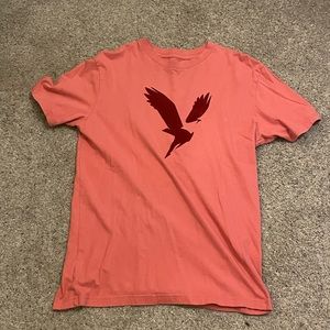 American Eagle short sleeve, color coral, size mens small:
